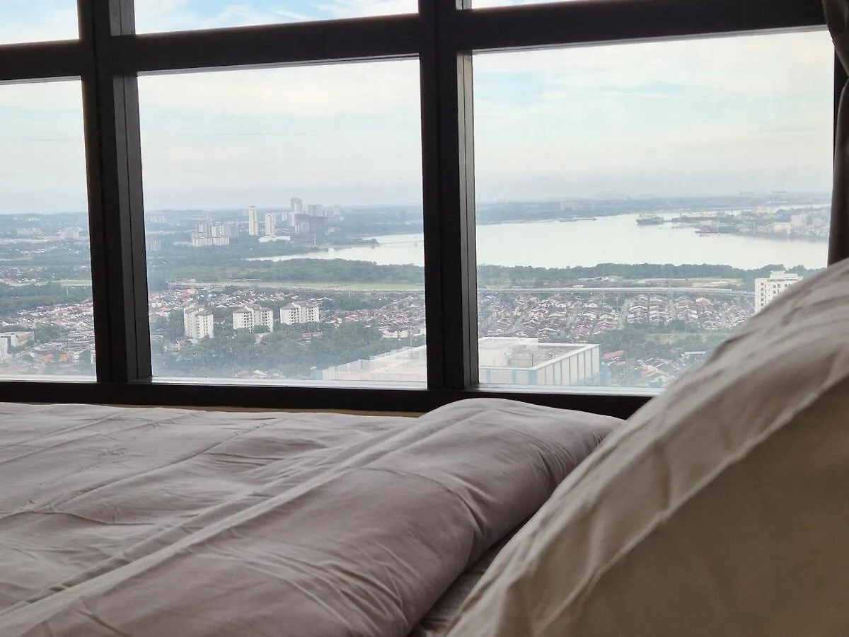 شقة Stunning 4Br Sky Retreat 42Nd Floor View Sleep 8 جوهر بهرو