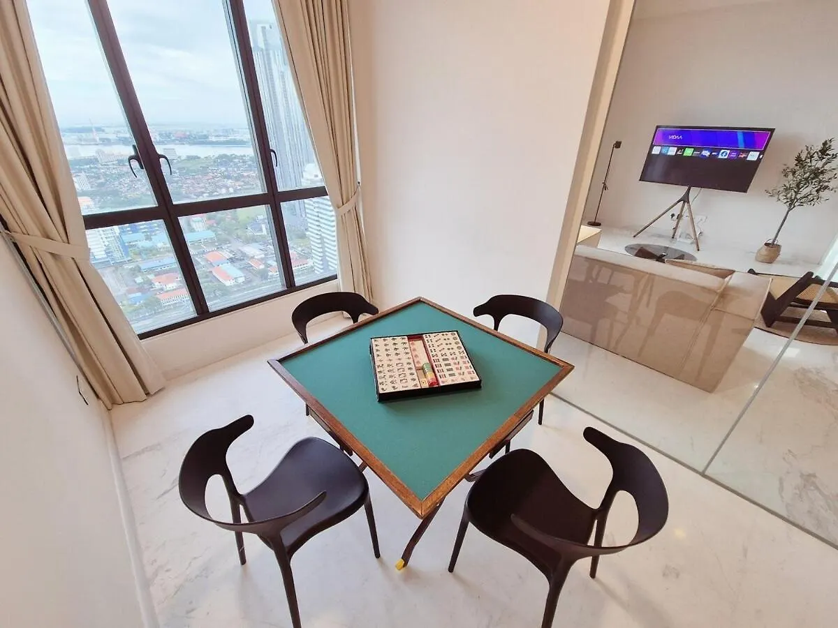 شقة Stunning 4Br Sky Retreat 42Nd Floor View Sleep 8 جوهر بهرو ماليزيا