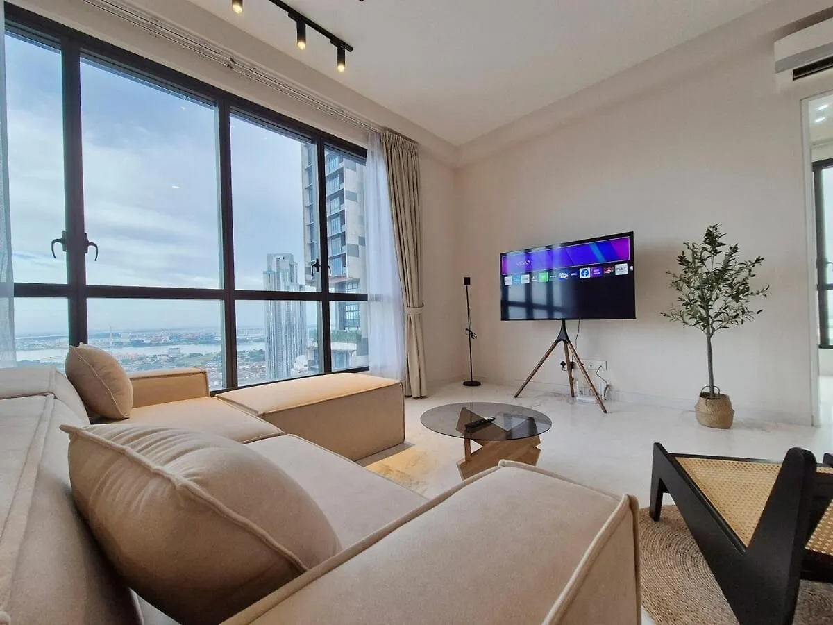 شقة Stunning 4Br Sky Retreat 42Nd Floor View Sleep 8 جوهر بهرو